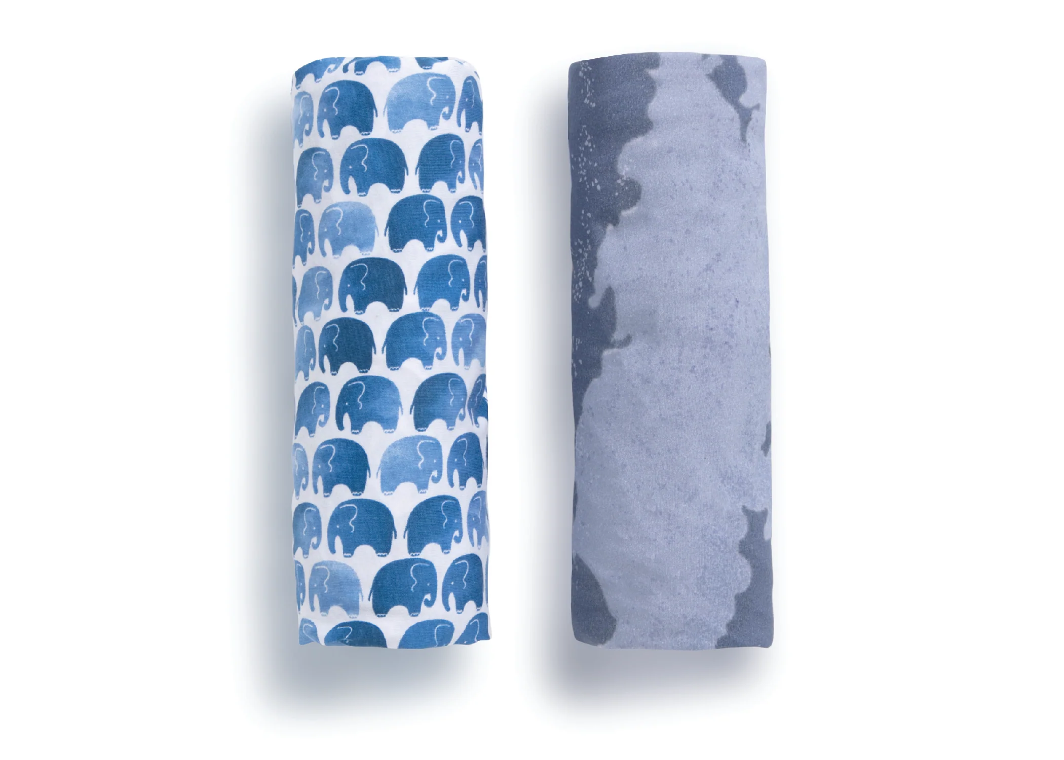 Watercolor Elephant Fitted Crib Sheets - 2 Pack - Image 6