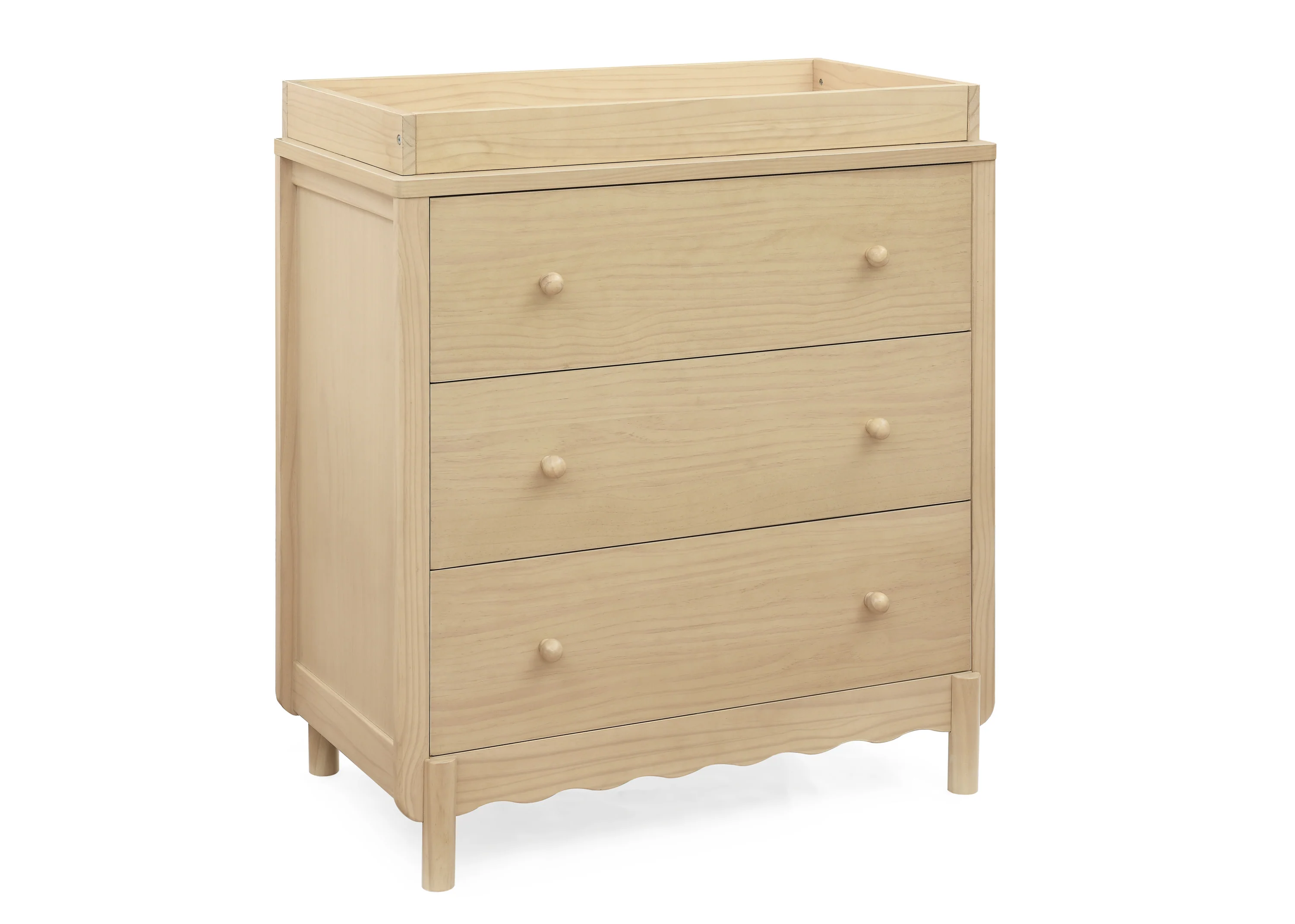 William 3 Drawer Dresser with Changing Top and Interlocking Drawers - Image 11
