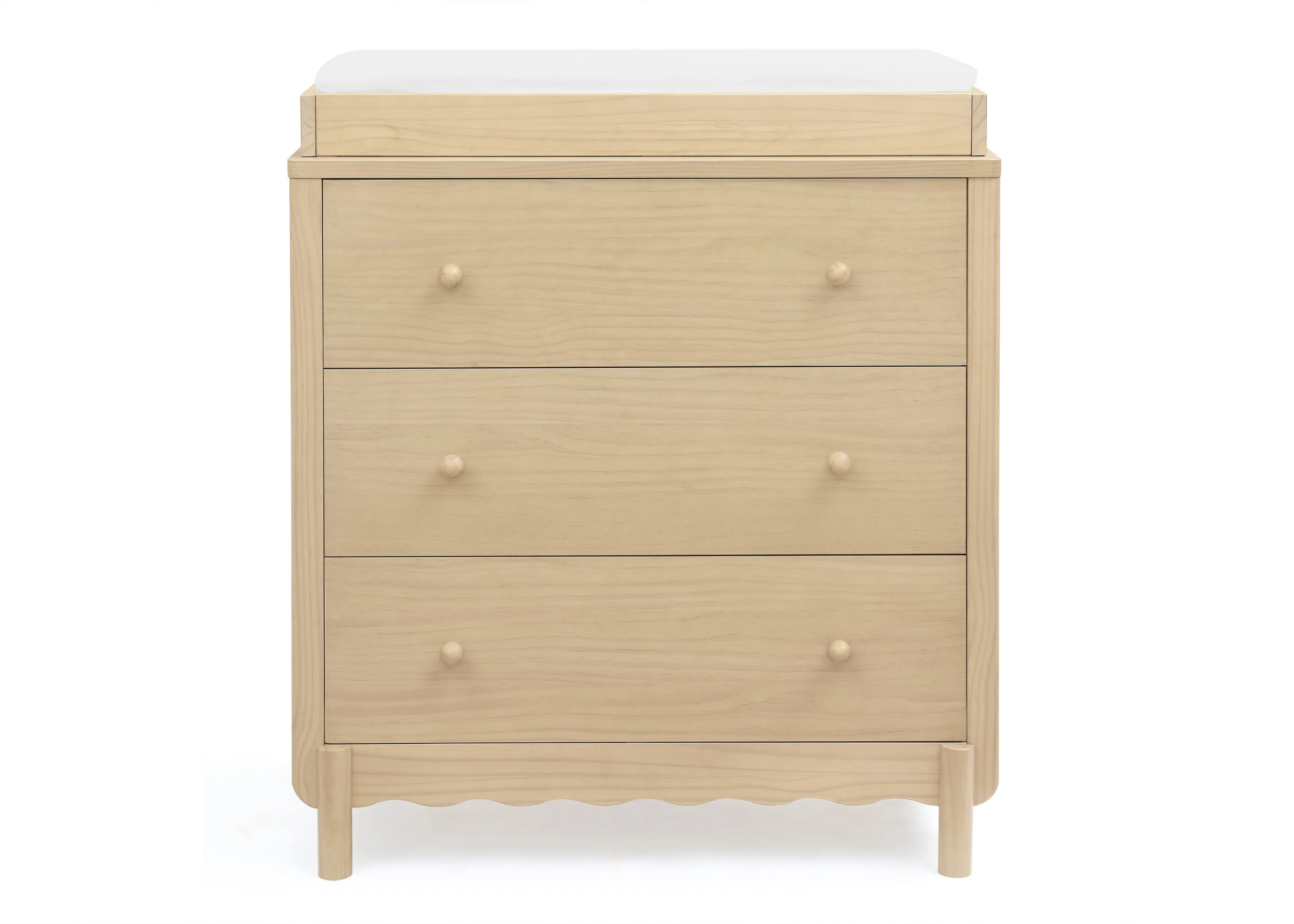 William 3 Drawer Dresser with Changing Top and Interlocking Drawers - Image 15