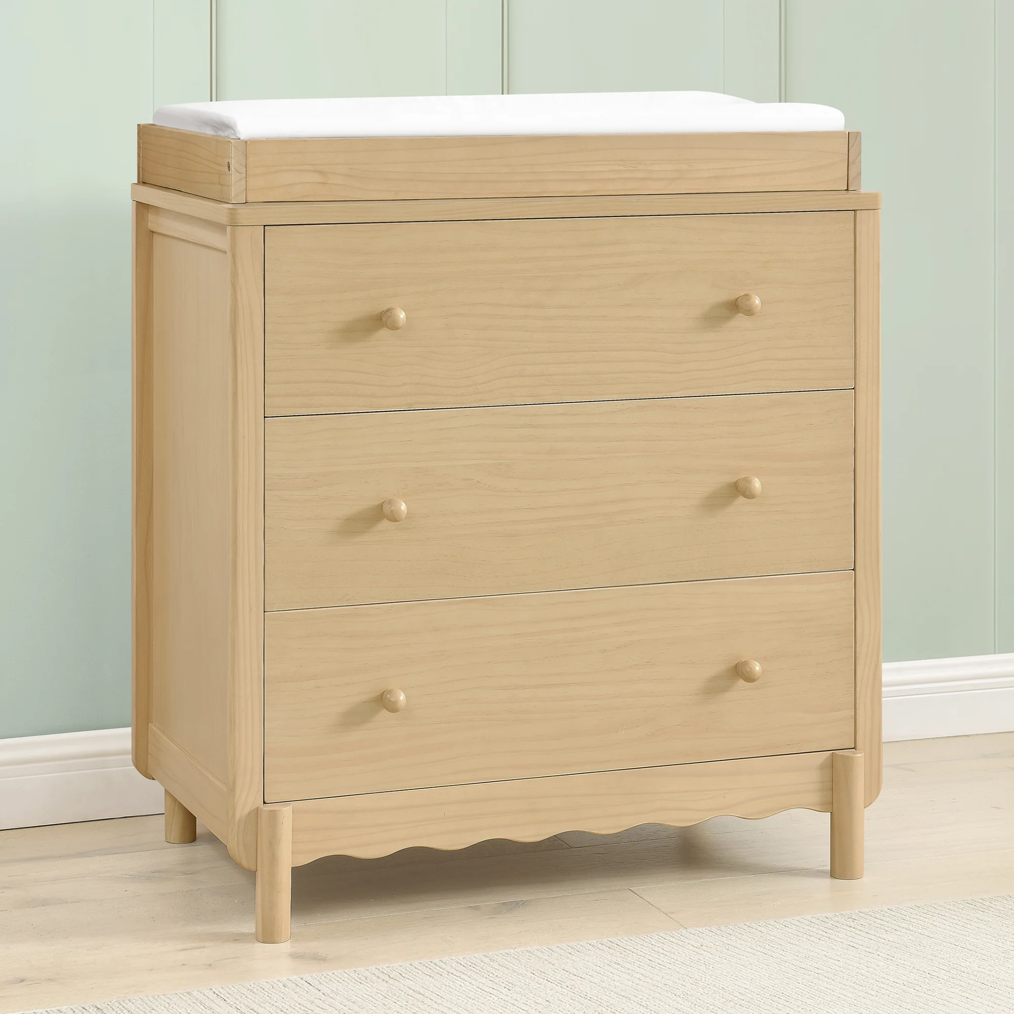 William 3 Drawer Dresser with Changing Top and Interlocking Drawers - Image 16