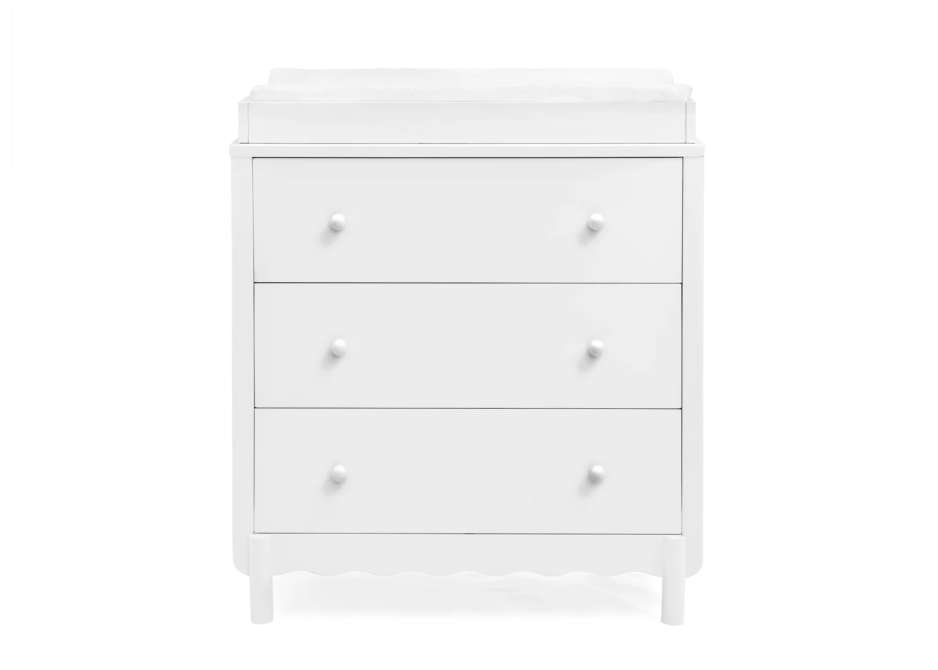 William 3 Drawer Dresser with Changing Top and Interlocking Drawers - Image 6