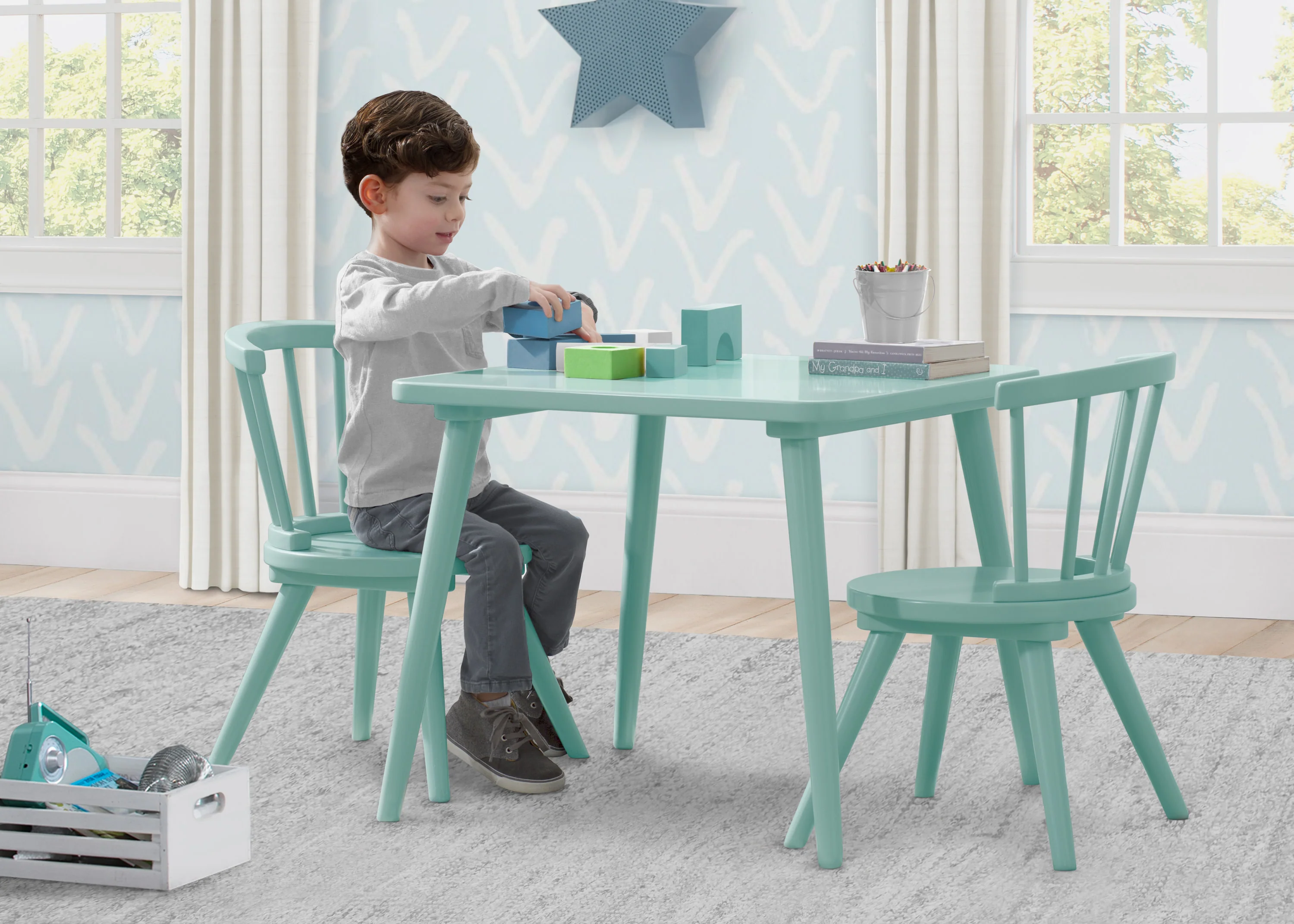 Windsor Table & 2 Chair Set - Image 11