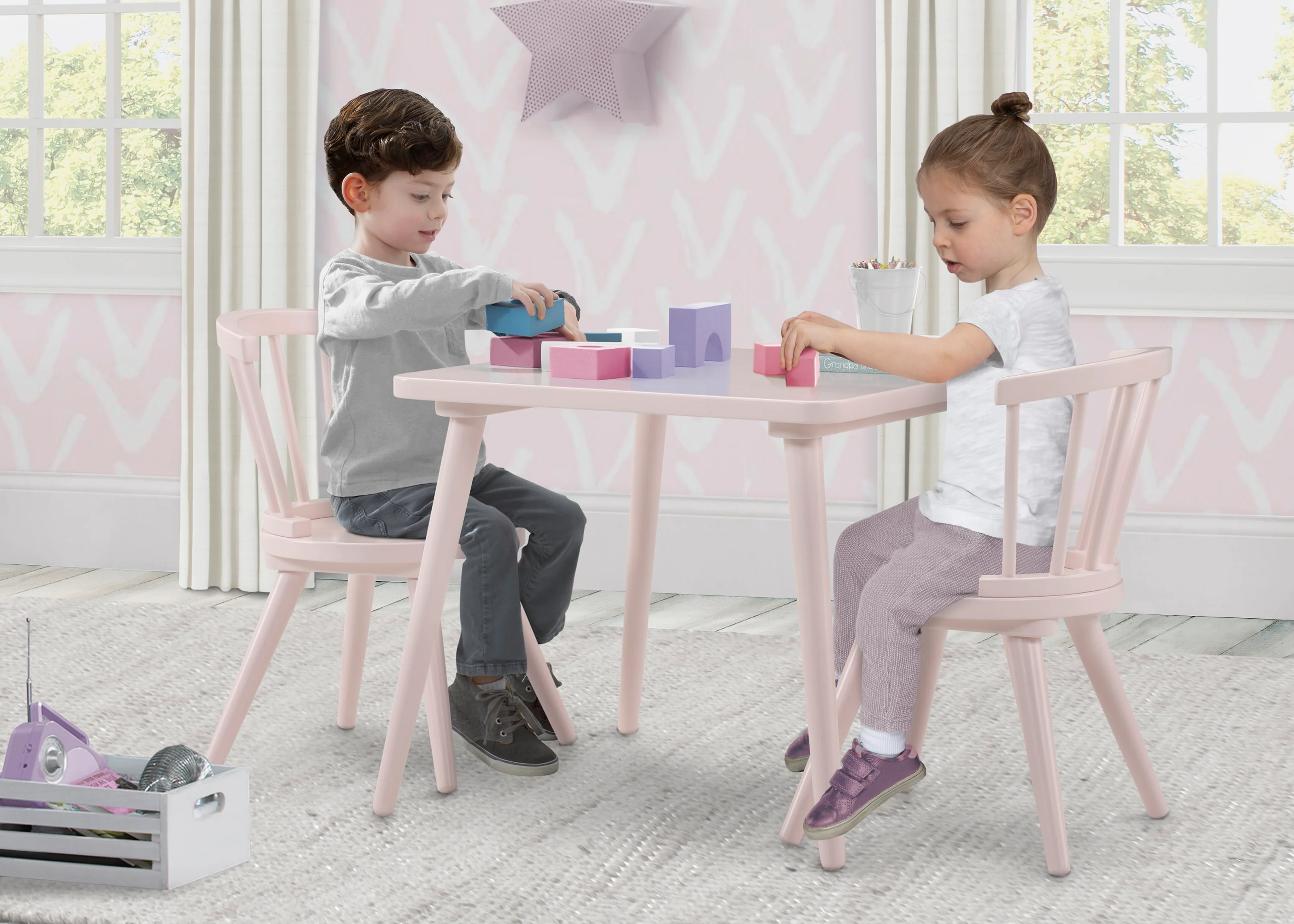 Windsor Table & 2 Chair Set - Image 19