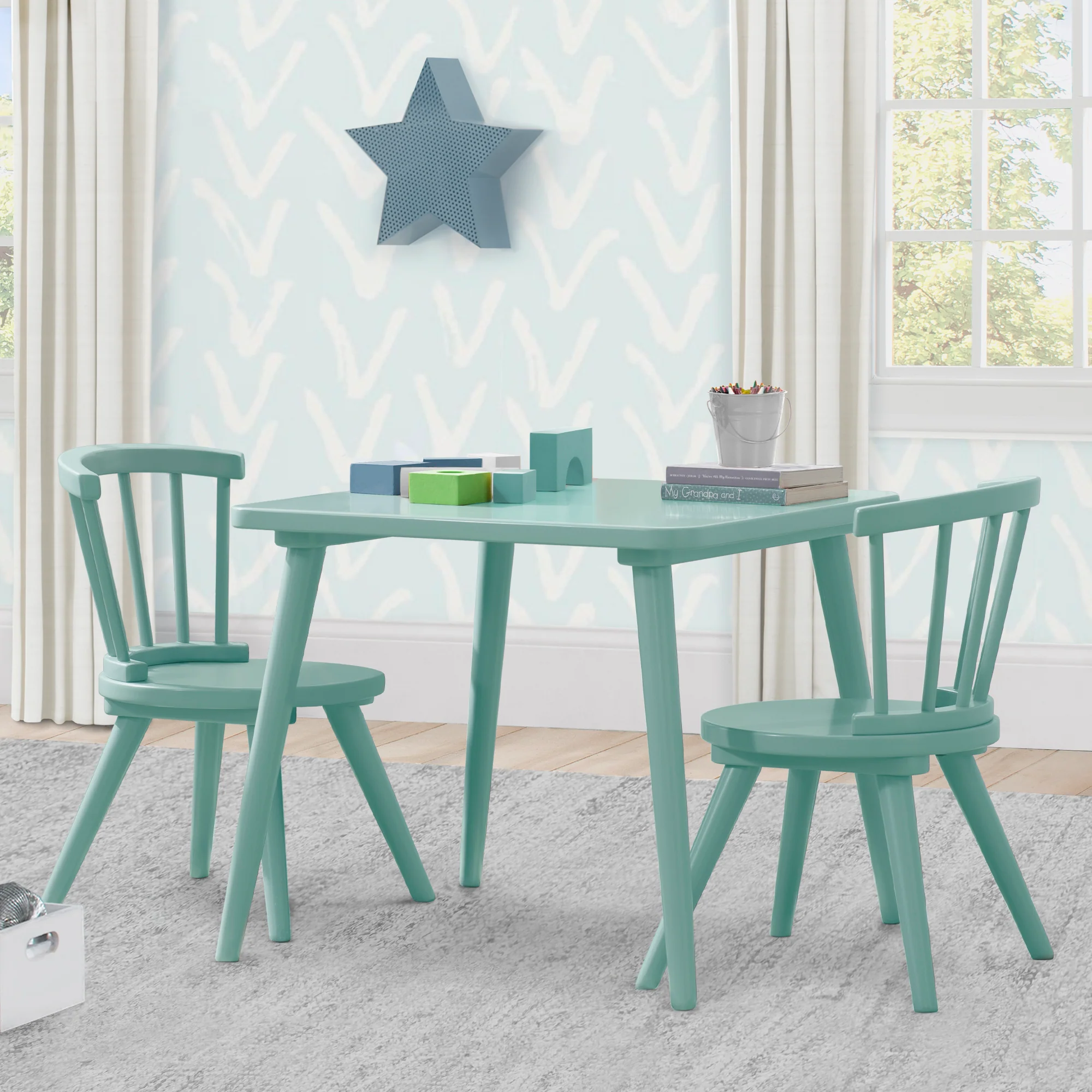 Windsor Table & 2 Chair Set - Image 27